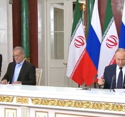 Russia and Iran sign new comprehensive strategic partnership agreement in Moscow