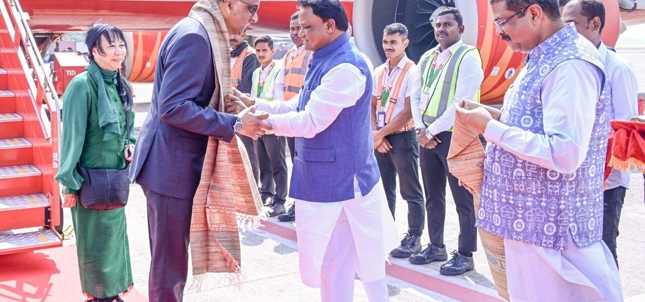 Singapore President Tharman Shanmugaratnam arrived in Bhubaneswar today on a two-day visit to Odisha