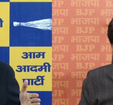 Today BJP and Aam Aadmi Party blamed each other for the voters of Purvanchal