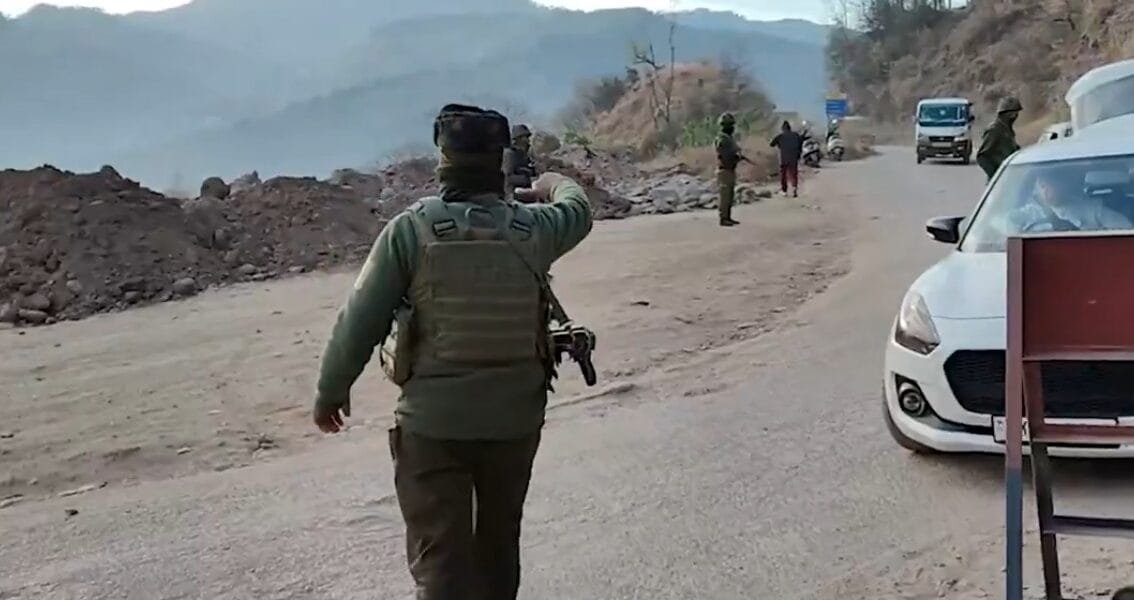 Two terrorists killed in an encounter with security forces in Jammu and Kashmir's Poonch district