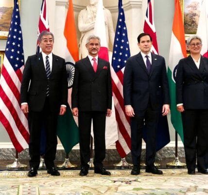 US Secretary of State Marco Rubio meets foreign ministers of Quad countries in Washington-DC