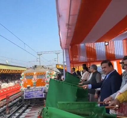 Union Minister Ashwini Vaishnaw launches several development projects for Assam from Guwahati