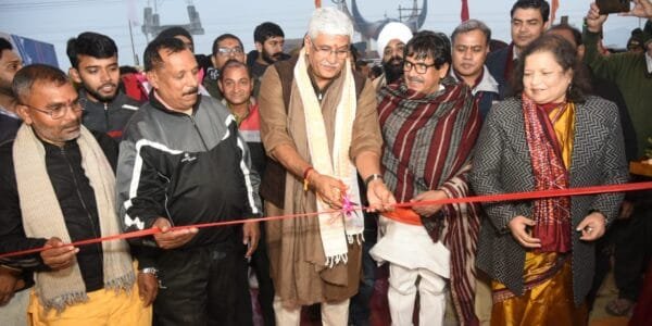 Union Minister Gajendra Singh Shekhawat dedicated and inaugurated 'Kalagram', ​​​​the Maha Kumbh Mela
