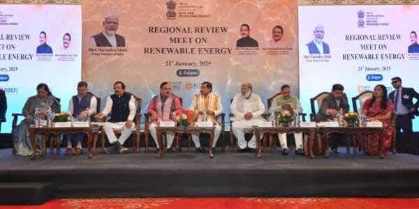 Union Minister for New and Renewable Energy Pralhad Joshi chairs Sectoral Review Meeting on Renewable Energy in Jaipur