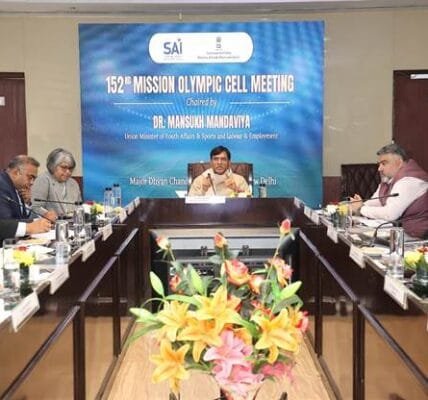 Union Sports Minister Dr. Mansukh Mandaviya chairs 152nd MOC meeting to kick off preparations for Los Angeles 2028 Olympics