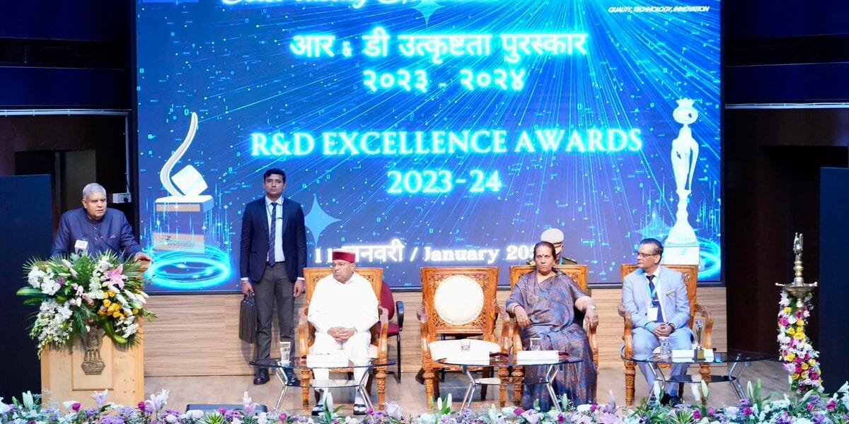 Vice President Jagdeep Dhankhar addresses Research and Development Awards Ceremony at BEL today