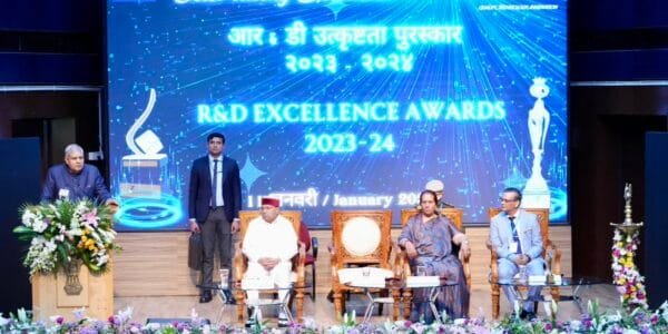 Vice President Jagdeep Dhankhar addresses Research and Development Awards Ceremony at BEL today