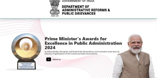 Web-portal launched for Prime Minister's Awards for Excellence in Public Administration 2024