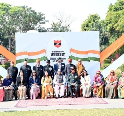 ninth Armed Forces Veterans Day was observed on January 14, 2025 at several places across the country