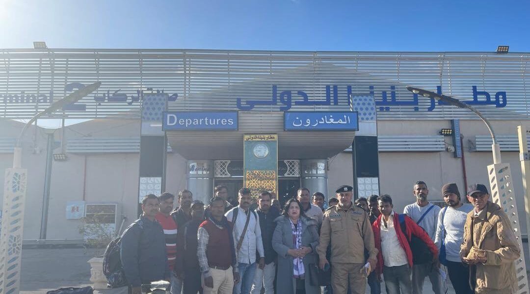 18 Indians are returning home today due to the efforts of the Indian Embassy in Libya