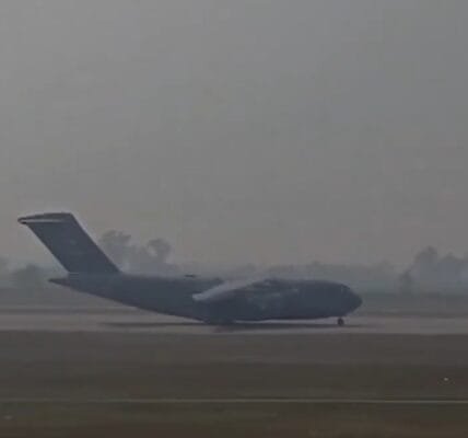 A US plane carrying 104 illegal Indian immigrants arrived at Amritsar airport