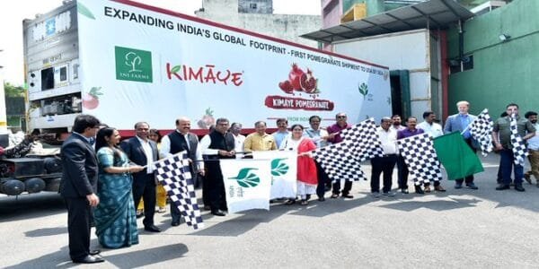 APEDA sends sea consignment of Indian Pomegranates to Australia for the first time