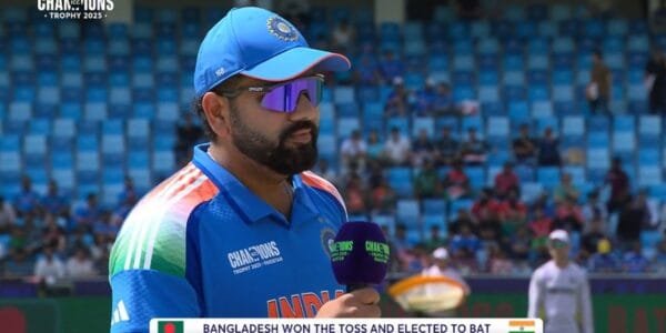 Bangladesh won the toss and decided to bat first against India