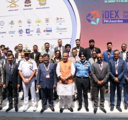Defence Minister Rajnath Singh inaugurates India, IDEX and Karnataka pavilions at Aero India 2025 in Bengaluru