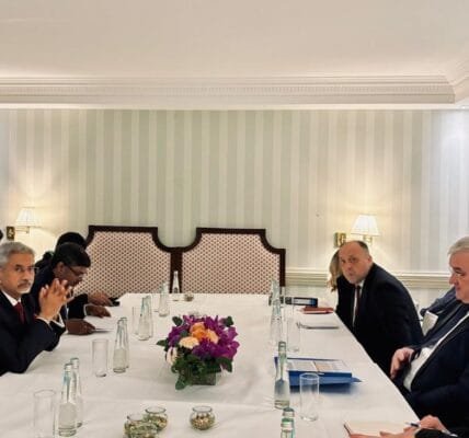 Dr. Jaishankar discusses Ukraine conflict and bilateral cooperation with Ukrainian Foreign Minister on the sidelines of Munich Security Conference in Germany