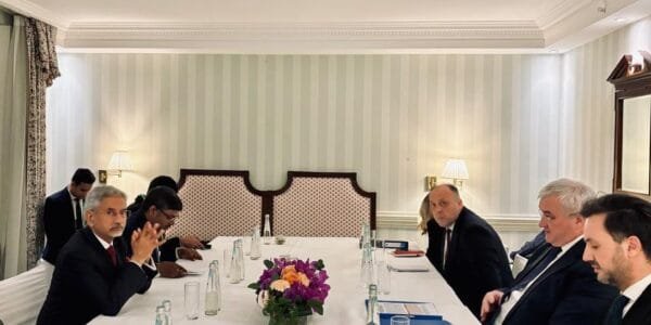 Dr. Jaishankar discusses Ukraine conflict and bilateral cooperation with Ukrainian Foreign Minister on the sidelines of Munich Security Conference in Germany