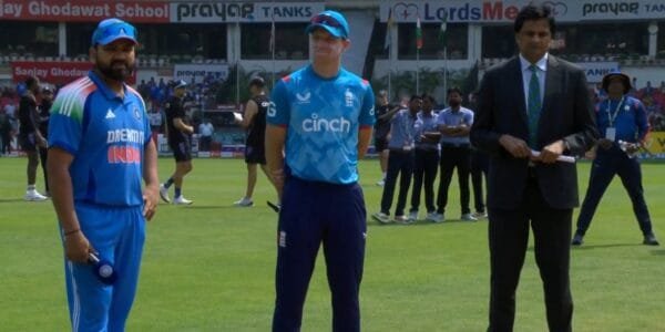 England won the toss and decided to bat first in the 1st ODI of the 3 match series against India