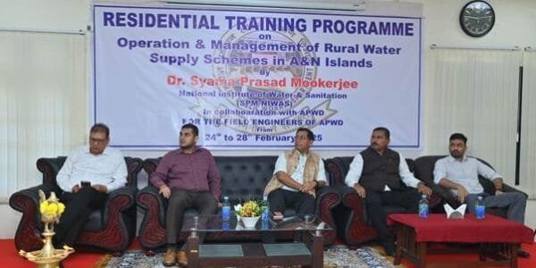 Five Days Training Programme on Operation and Management of Rural Water Supply Schemes in Andaman & Nicobar Islands