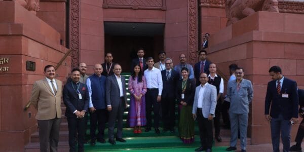 Former British PM Rishi Sunak visited the Parliament House with his family