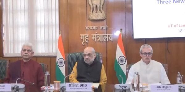 Home Minister Amit Shah chaired a meeting on the implementation of new criminal laws in Jammu and Kashmir