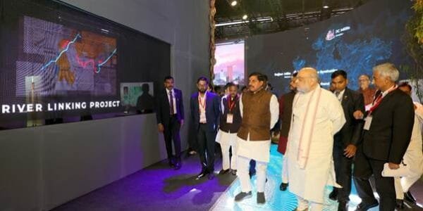 Home Minister Amit Shah today addressed the closing session of the two-day Global Investors Summit in Bhopal, Madhya Pradesh