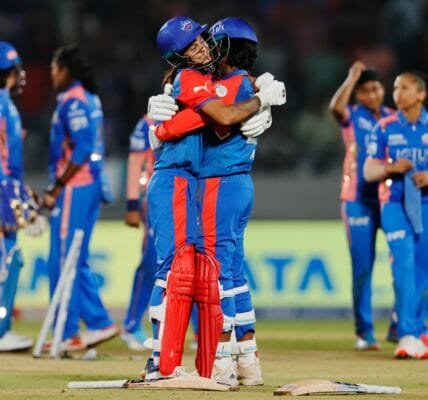 In Women's Premier League Cricket, Delhi Capitals defeated Mumbai Indians by two wickets in Vadodara