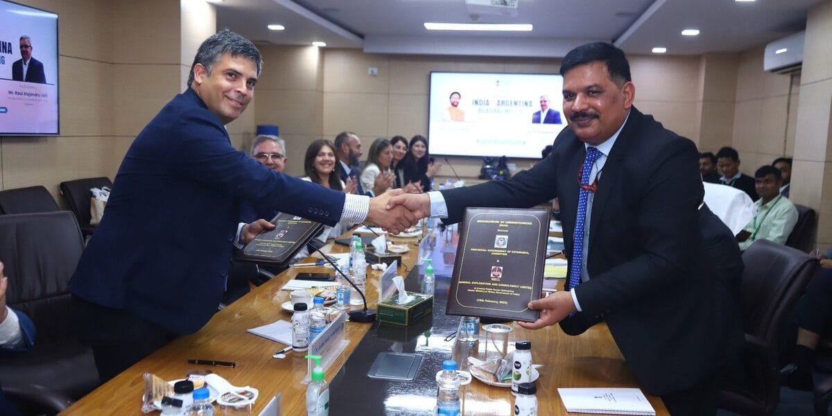 India and Argentina sign MoU on exploration and mining of lithium