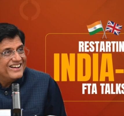 India and Britain today resumed talks towards a trade agreement between the two countries