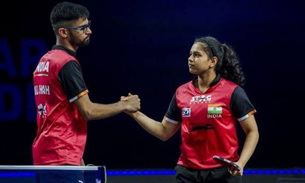 India's Manush Shah and Diya Chitale will play the mixed doubles pre-quarterfinals at WTT Singapore Smash today