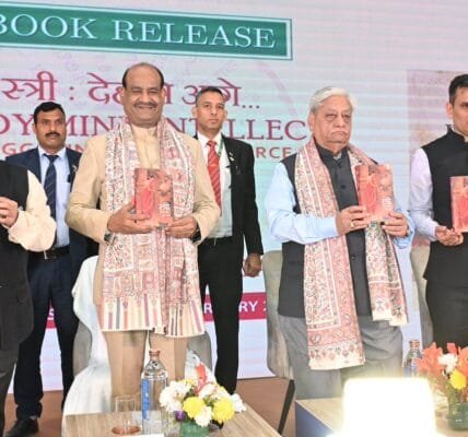 Lok Sabha Speaker releases two books of Gulab Kothari at 'New Delhi World Book Fair 2025'