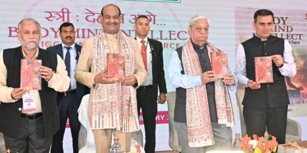 Lok Sabha Speaker releases two books of Gulab Kothari at 'New Delhi World Book Fair 2025'