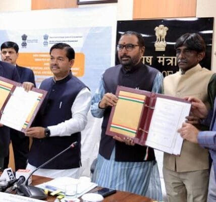 Ministry of AYUSH and Department of Social Justice & Empowerment sign MoU to improve geriatric healthcare and combat substance abuse