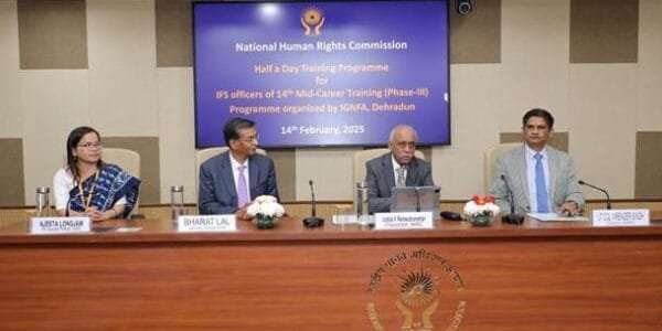 NHRC organised a training programme for IFS officers under the 14th – Mid Career Course (Phase III) of Indira Gandhi National Forest Academy, Dehradun