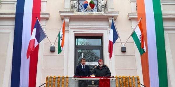 PM Modi and French President Macron jointly inaugurate the first Indian Consulate in Marseille