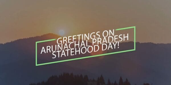 PM Modi greets the people of Arunachal Pradesh on Statehood Day