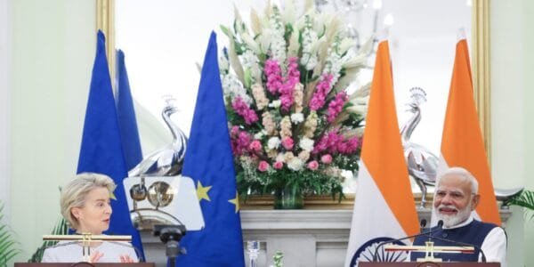 PM Modi holds delegation level talks with European Commission President Ursula von der Leyen in New Delhi
