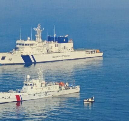 PM Modi lauds exemplary service of Indian Coast Guard on its Foundation Day