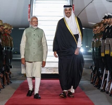 PM Modi to hold talks with Emir of Qatar Sheikh Tamim bin Hamad Al-Thani in New Delhi today
