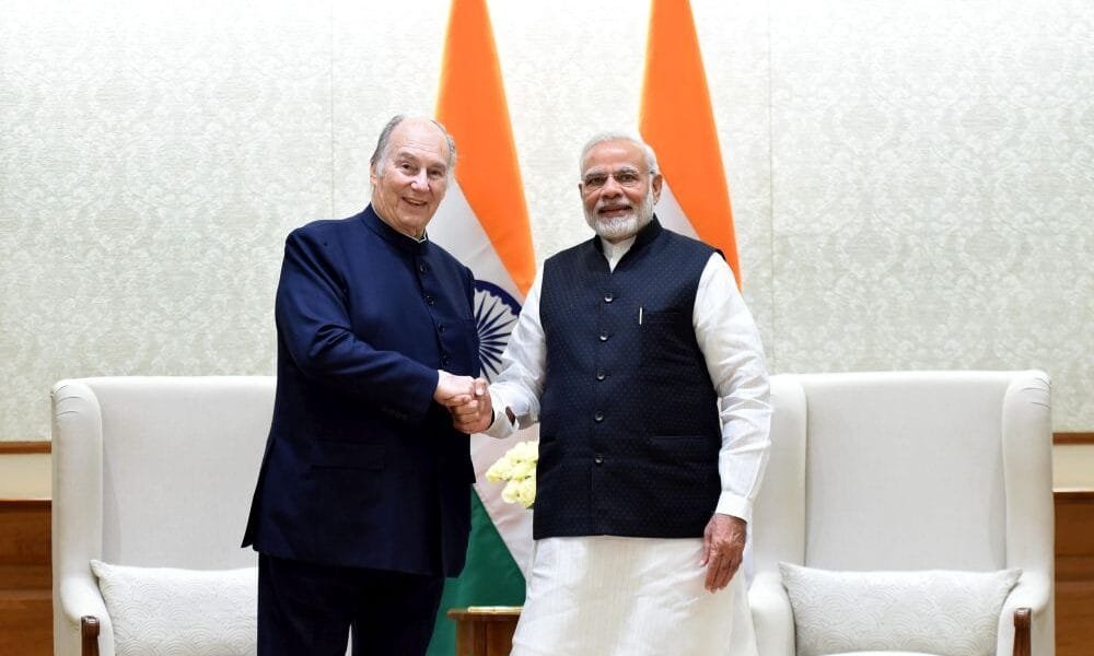 PM Modi today condoles the passing away of His Highness Prince Karim Aga Khan IV