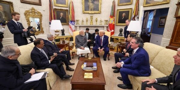 PM Narendra Modi held bilateral talks with US President Donald Trump today