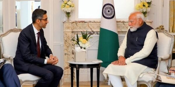 PM Narendra Modi met Google CEO Sundar Pichai