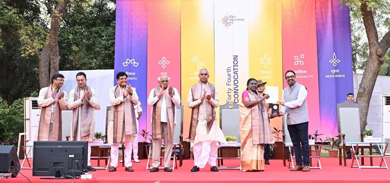 President Draupadi Murmu attended the convocation of National Institute of Design, Ahmedabad today