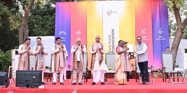 President Draupadi Murmu attended the convocation of National Institute of Design, Ahmedabad today