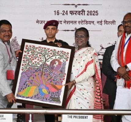 President Draupadi Murmu inaugurated the National Tribal Festival ‘Aadi Mahotsav’ in New Delhi