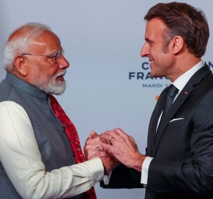 Prime Minister Modi and President Emmanuel Macron held bilateral talks with