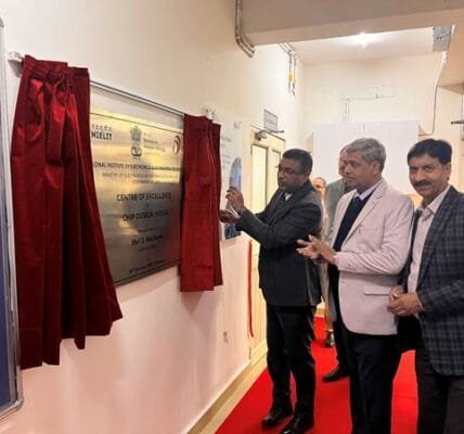 Secretary, Ministry of Electronics and Information Technology, S. Krishnan inaugurated the NIELIT Centre of Excellence in Chip Design in Noida
