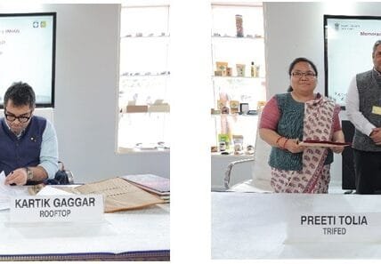 TRIFED signs MoU with Rooftop to enhance skills of tribal artisans and facilitate their businesses