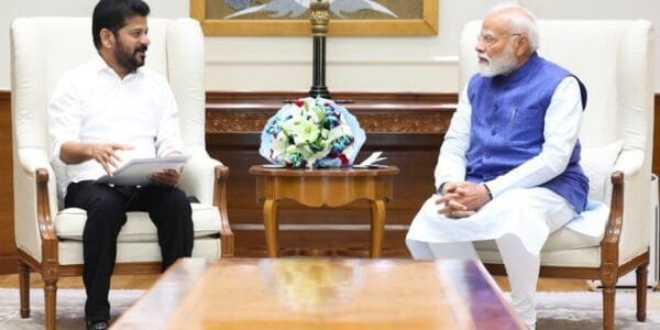 Telangana Chief Minister Revanth Reddy met Prime Minister Narendra Modi today
