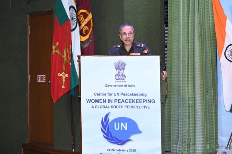 संयुक्त राष्ट्र शांति स्थापना केंद्र ने नई दिल्ली के मानेकशॉ केंद्र में ‘वैश्विक दक्षिण की महिला शांति सैनिकों पर सम्मेलन’ का आयोजन किया
