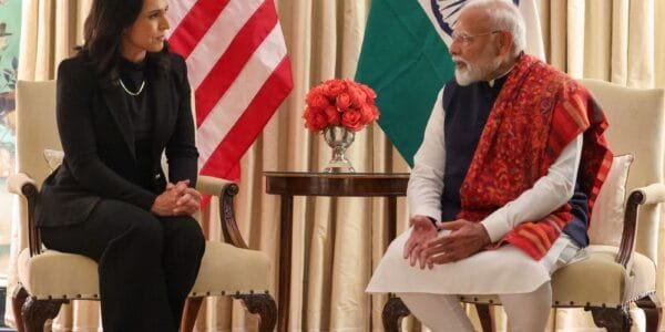 US National Intelligence Director Tulsi Gabbard met PM Narendra Modi today